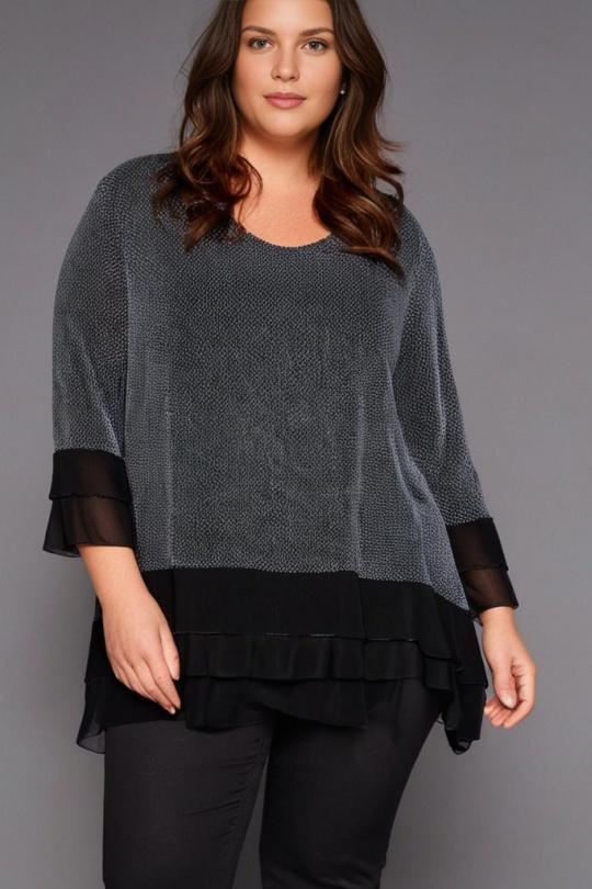 Shirts & blouses  Women Silver Pomme Rouge T1878 Efashion Paris