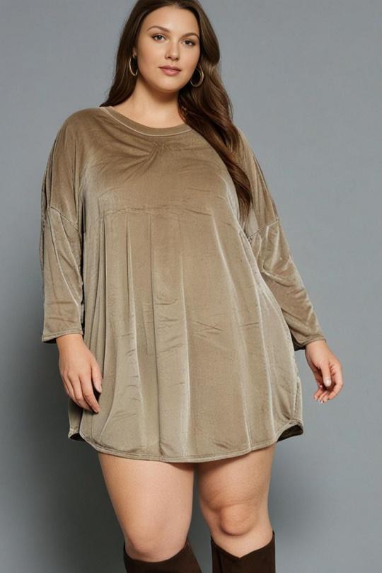 Tunics Women Beige Pomme Rouge T6351 Efashion Paris