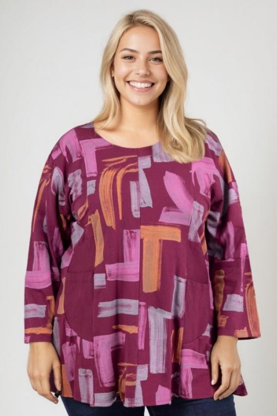 Tunics Women Pink Pomme Rouge T90673 Efashion Paris