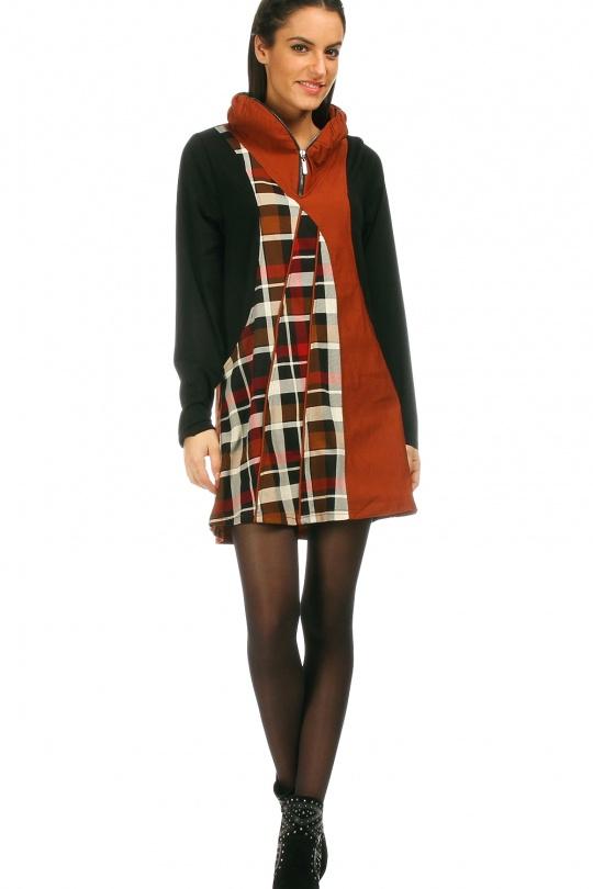 Robes & Combinaisons Femme Rouille Pomme Rouge A515 Efashion Paris