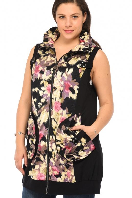 Gilets Femme Noir Pomme Rouge A269 Efashion Paris
