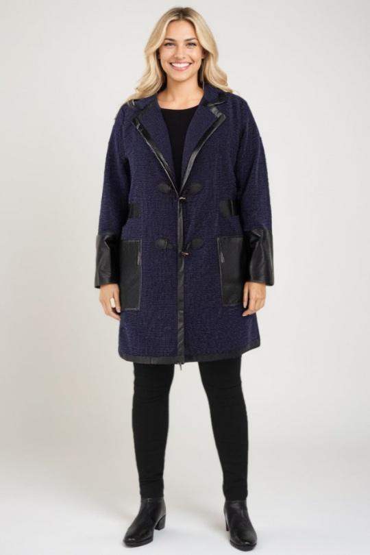 Chaquetas y cazadoras Mujer Blue Pomme Rouge A563 Efashion Paris