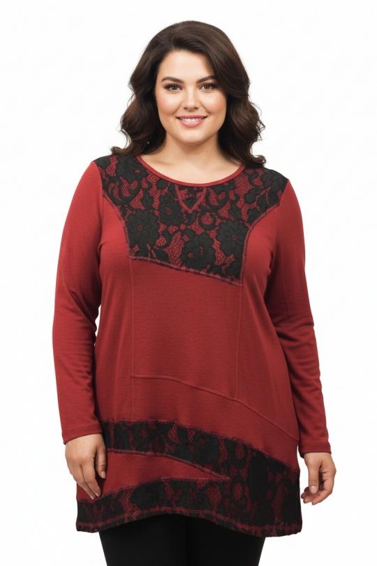 Pulls Femme Bordeaux Pomme Rouge A729 Efashion Paris