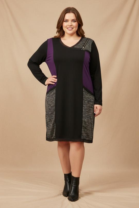 Robes & Combinaisons Femme Violet Pomme Rouge A731 Efashion Paris