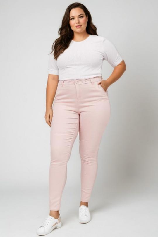 Pantalons Femme Beige Pomme Rouge B309 Efashion Paris
