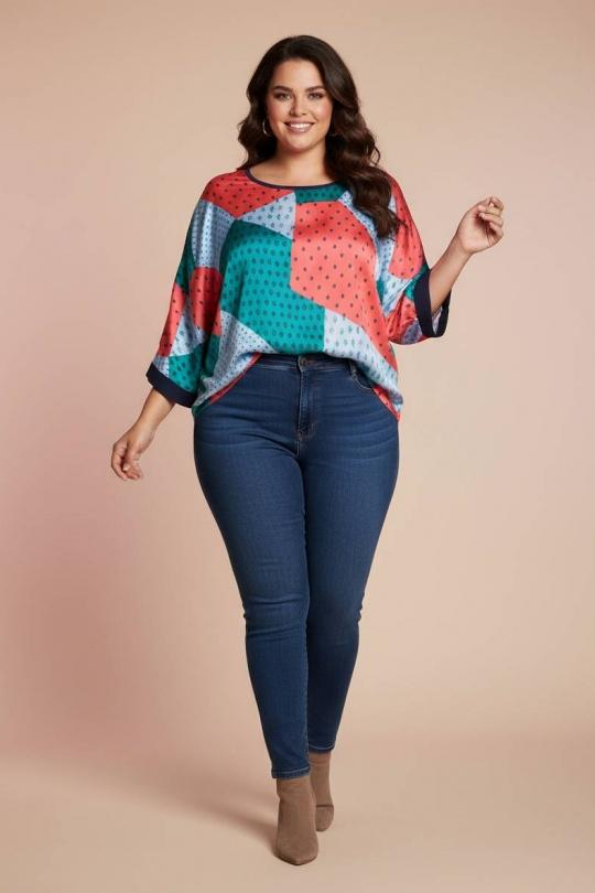 Chemises & blouses Femme Rouge Pomme Rouge C6111 Efashion Paris
