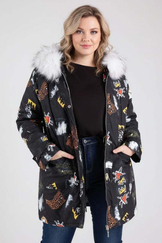 Coats Women Black Pomme Rouge C6233 Efashion Paris