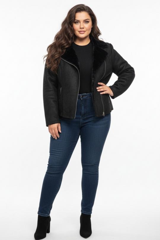 Jackets Women Black Pomme Rouge C6241 Efashion Paris