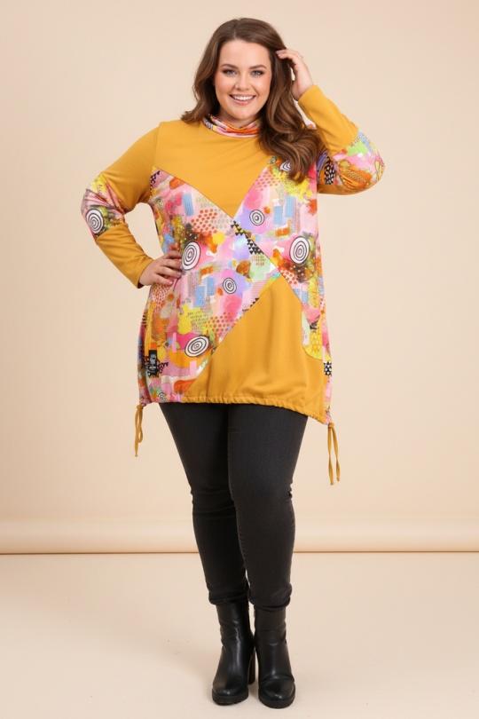 T-shirts Femme Jaune Pomme Rouge T91756 Efashion Paris