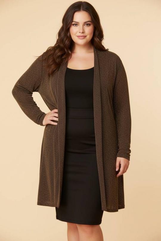 Cardigan Donna Gold Pomme Rouge T6243 Efashion Paris