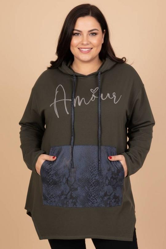 Tuniche Donna Khaki Pomme Rouge T05538 Efashion Paris