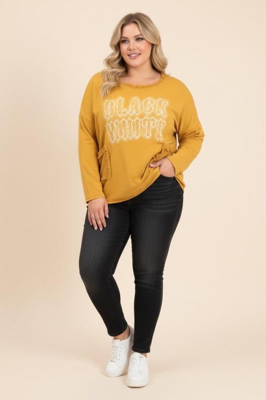 T-shirts Femme Jaune Pomme Rouge T11721 Efashion Paris