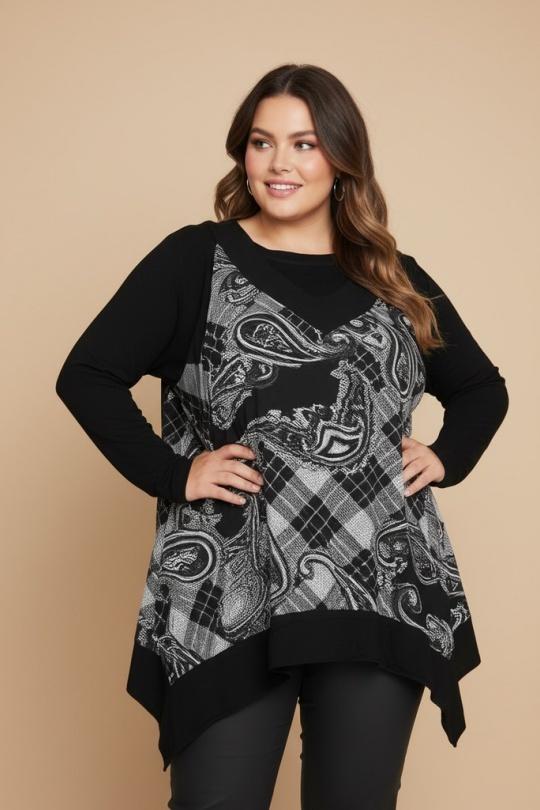 Pulls Femme Noir Pomme Rouge A051 Efashion Paris