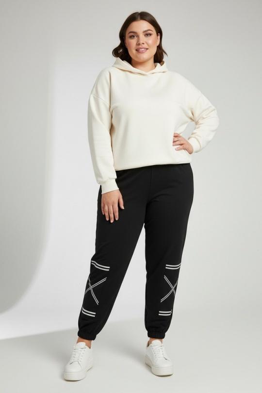 Pantalones Mujer Black Pomme Rouge B175 Efashion Paris