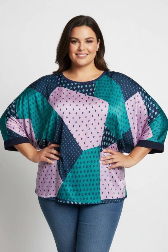 Chemises & blouses Femme Bleu Pomme Rouge C6111 Efashion Paris