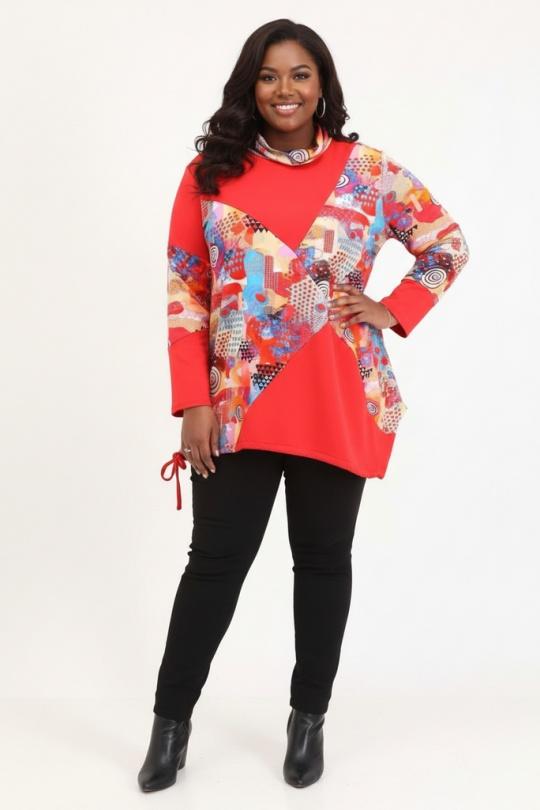 T-shirts Femme Rouge Pomme Rouge T91756 Efashion Paris