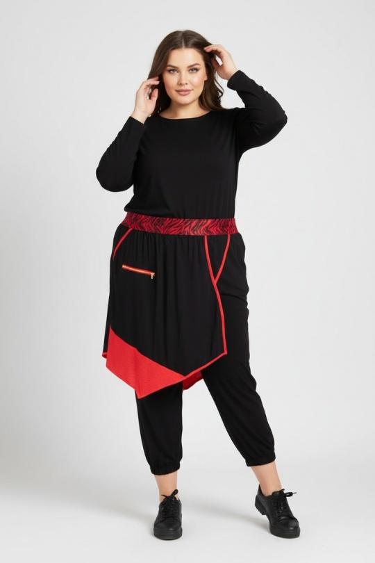 Pantalons Femme Rouge Pomme Rouge B86 Efashion Paris