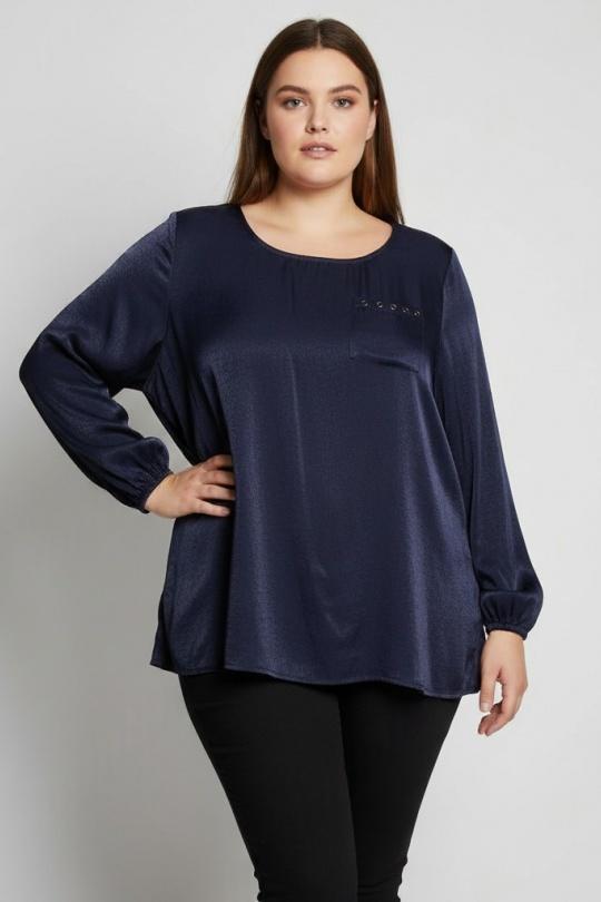 Chemises & blouses Femme Bleu Pomme Rouge C6175 Efashion Paris