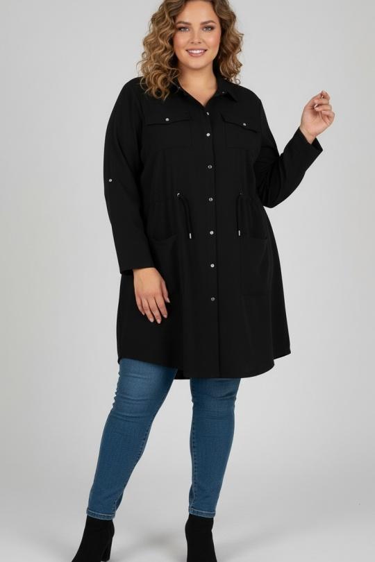 Vestes Femme Noir Pomme Rouge C6525 Efashion Paris