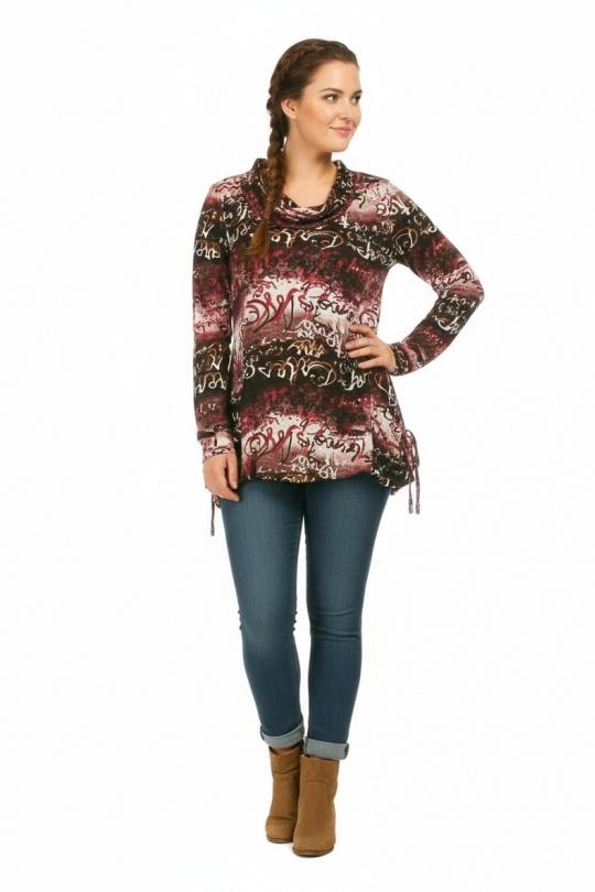 Tunics Women Pink Pomme Rouge A153 Efashion Paris