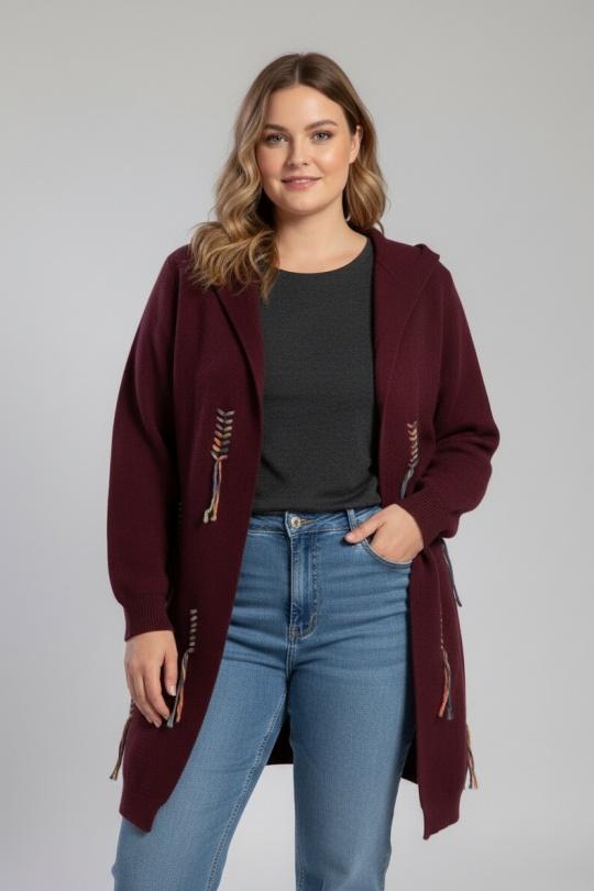 Cárdigans Mujer Red Pomme Rouge JX083 Efashion Paris