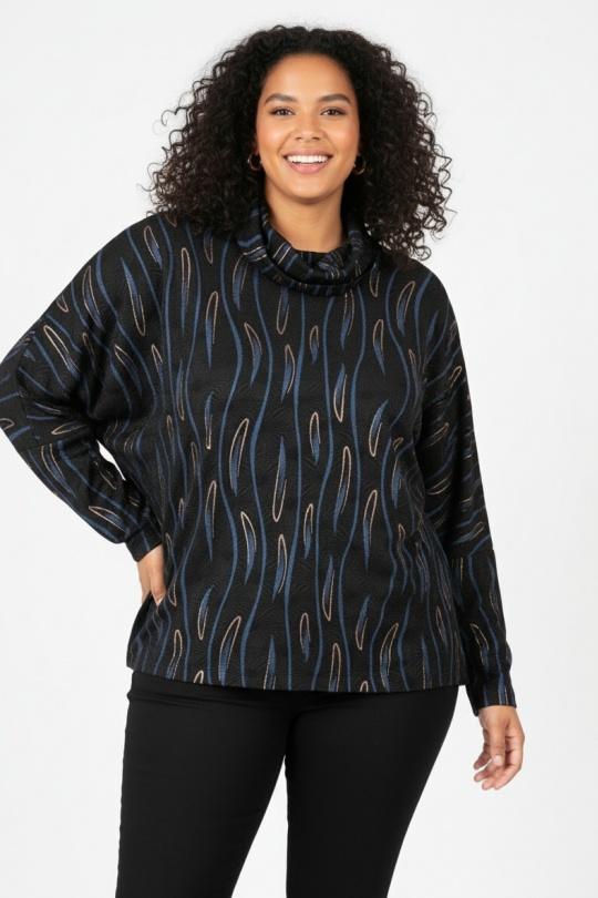 Chemises & blouses Femme Bleu Pomme Rouge C6631 Efashion Paris