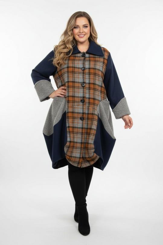 Abrigos Mujer Blue Pomme Rouge T2463 Efashion Paris