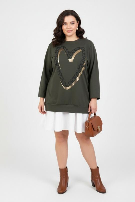 Abiti e Tute Donna Khaki Pomme Rouge T221214 Efashion Paris