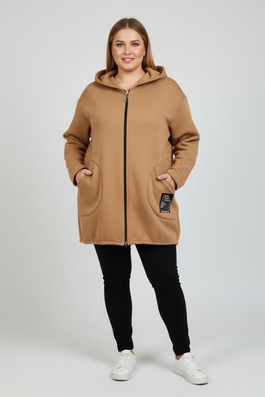 Abrigos Mujer Camel Pomme Rouge T37390 Efashion Paris