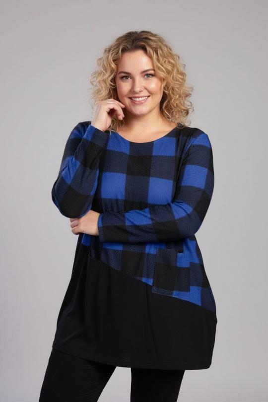 T-shirts Femme Bleu Pomme Rouge A730 Efashion Paris