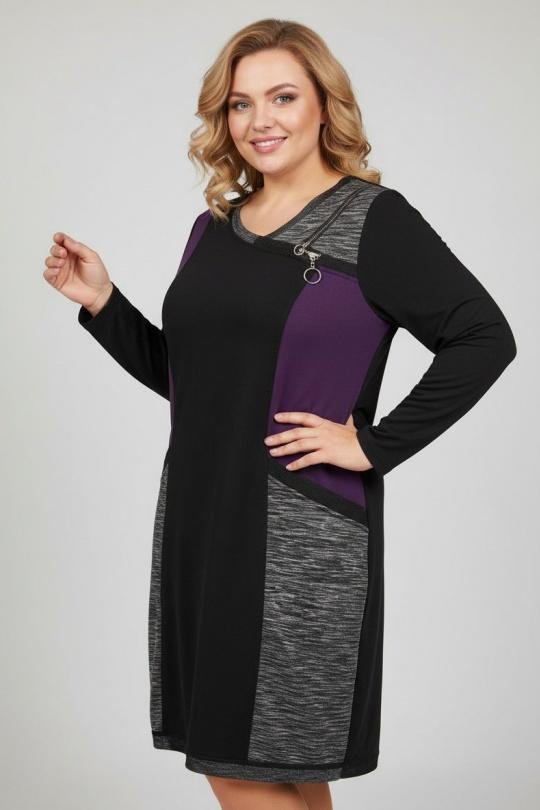 Abiti e Tute Donna Purple Pomme Rouge A731 Efashion Paris