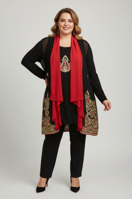 Gilets Femme Rouge Pomme Rouge A823 Efashion Paris