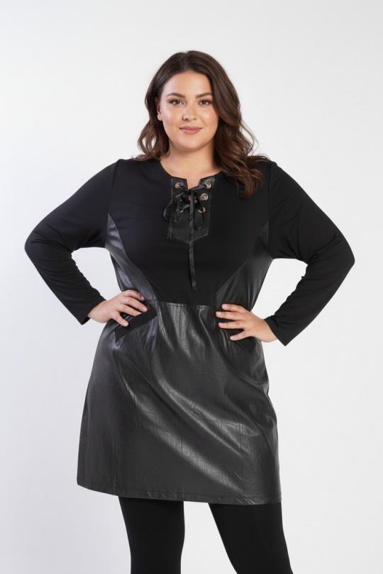 Abiti e Tute Donna Black Pomme Rouge A808 Efashion Paris