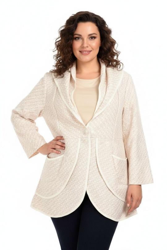 Vestes Femme Beige Pomme Rouge A531 Efashion Paris