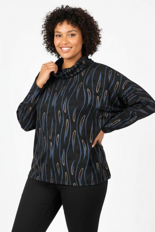 Camicie & camicette Donna Blue Pomme Rouge C6631 Efashion Paris