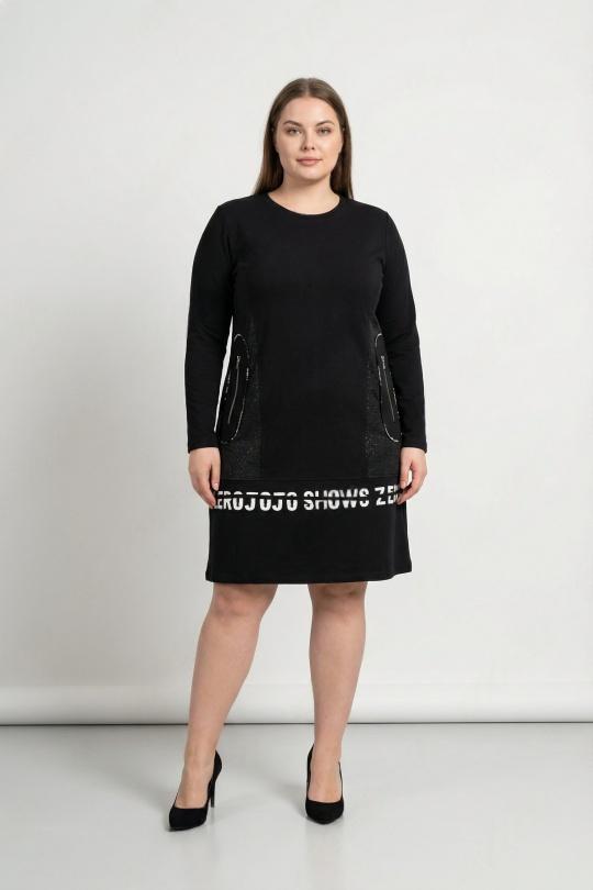 Abiti e Tute Donna Black Pomme Rouge C6585 Efashion Paris