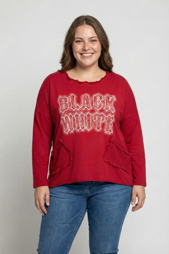 T-shirts Femme Rouge Pomme Rouge T11721 Efashion Paris