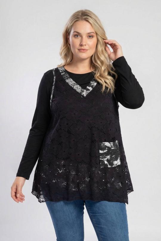 Tuniques Femme Blanc Pomme Rouge A622 Efashion Paris