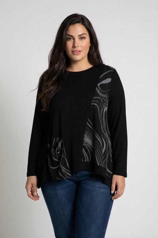 T-shirts Femme Noir Pomme Rouge C6302 Efashion Paris