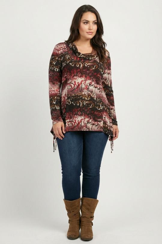 T-shirts Femme Rouge Pomme Rouge A153 Efashion Paris