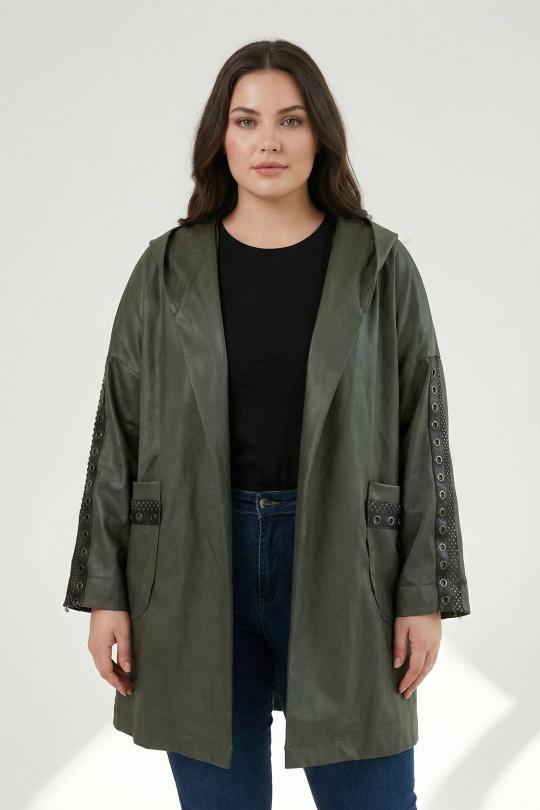 Vestes Femme Kaki Pomme Rouge T251080 Efashion Paris