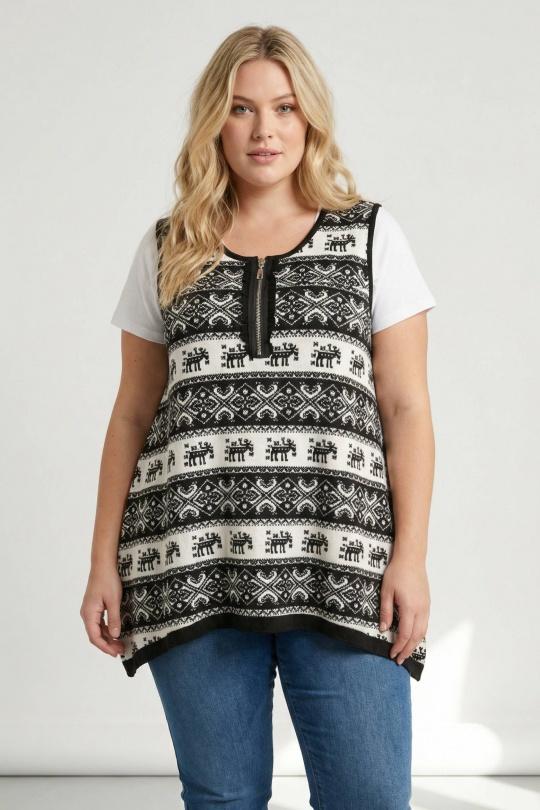 Tuniques Femme Blanc Pomme Rouge A076 Efashion Paris