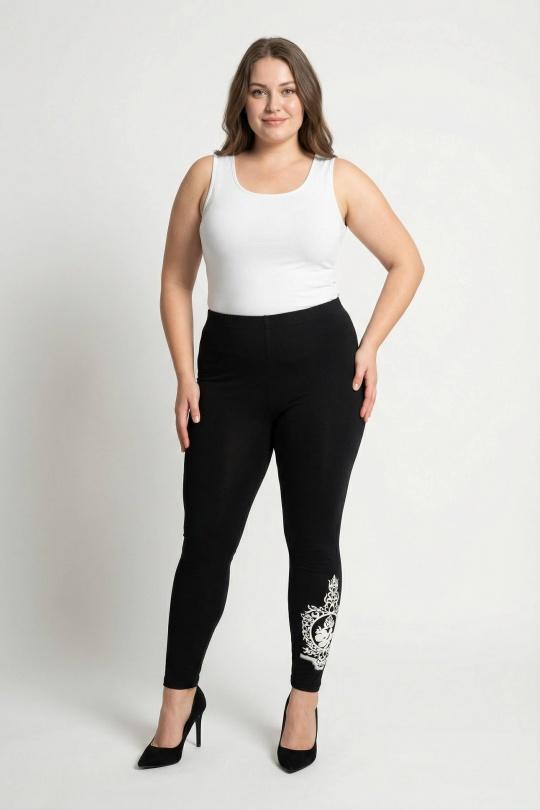 Leggings  Femme Blanc Pomme Rouge B94 Efashion Paris