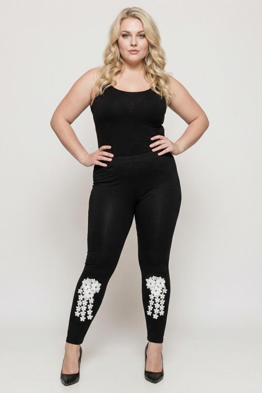 Leggings  Femme Noir Pomme Rouge B170 Efashion Paris