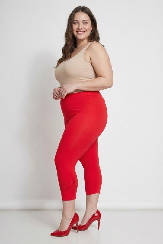 Leggings  Femme Rouge Pomme Rouge PB209 Efashion Paris