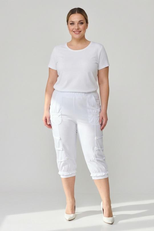 Pantacourts Femme Blanc Pomme Rouge B192 Efashion Paris