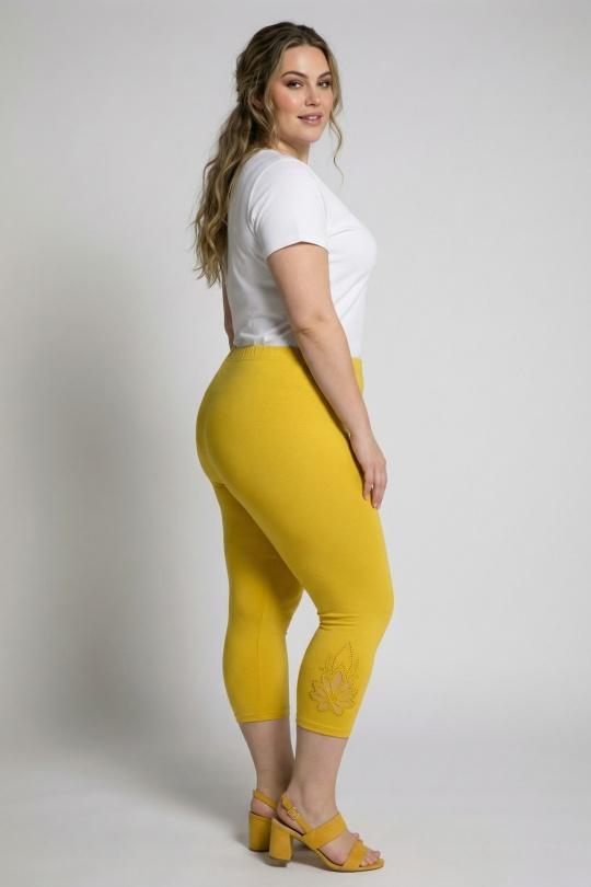Leggings  Femme Jaune Pomme Rouge B210 Efashion Paris