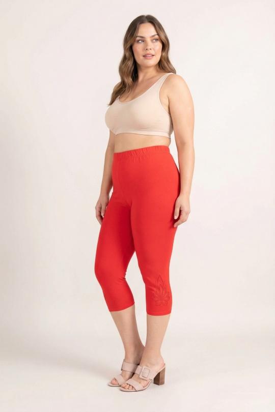 Leggings  Femme Orange Pomme Rouge B210 Efashion Paris