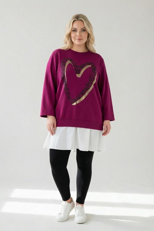 Tuniques Femme Violet Pomme Rouge T221214 Efashion Paris