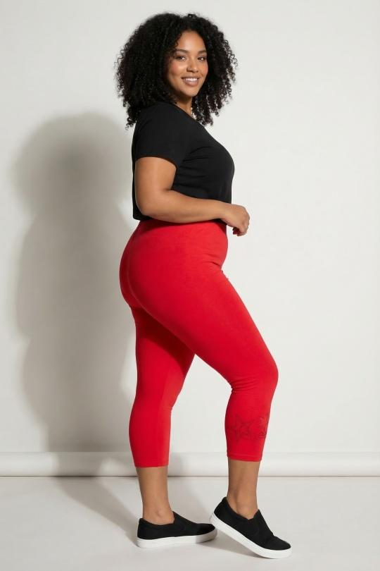 Leggings  Donna Red Pomme Rouge B209 Efashion Paris